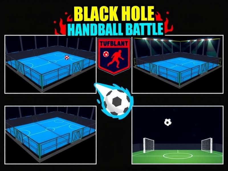 Different Arenas in Black Hole Handball Battle